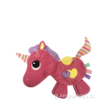 Baby Comfort Πετσέτα Unicorn Rosy με λωρίδα